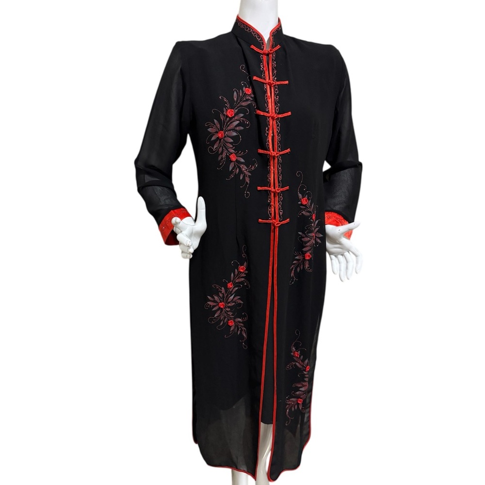Asian style Embroidered tunic - dress size M